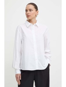 Armani Exchange camicia in cotone donna colore bianco 3DYC27 YN4RZ