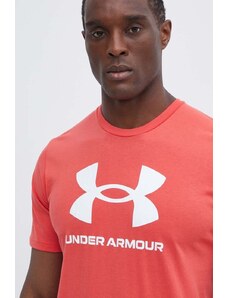 Under Armour t-shirt uomo colore rosso