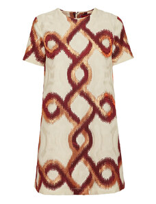La DoubleJ VIP Summer Collection Pre Access gend - Mini Swing Dress Tackle Burgundy L 62%Viscose 38%Cotton