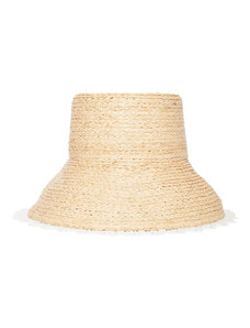 La DoubleJ VIP Summer Collection Pre Access gend - The Ombra Hat Solid Ivory One Size 100% Straw