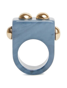 La DoubleJ VIP Summer Collection Pre Access gend - Nefertiti Ring Solid Teal One Size 90% Polyester 10%Metal