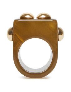 La DoubleJ Jewelry gend - Nefertiti Ring Solid Camouflage One Size 90% Polyester 10%Metal