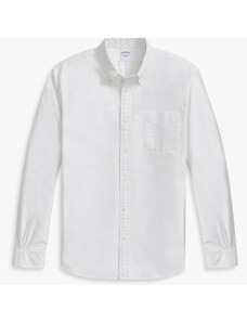 Brooks Brothers Camicia sportiva bianca regular fit Oxford Friday con collo a polo button-down - male Camicie sportive Bianco S