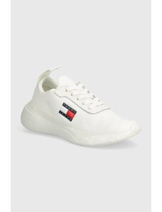 Tommy Jeans sneakers TJW KNIT RUNNER colore bianco EN0EN02564
