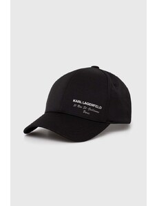 Karl Lagerfeld berretto da baseball colore nero 542122.805612