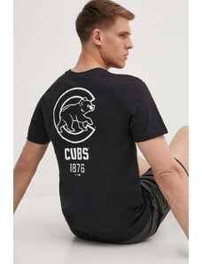Nike t-shirt in cotone Chicago Cubs uomo colore nero