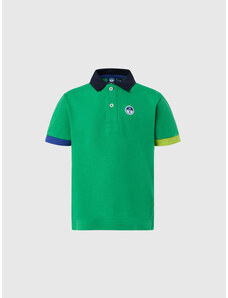 NORTH SAILS POLO SHORT SLEEVE W/CONTRAST PLACKET