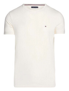 Tommy Hilfiger t-shirt crema logo piccolo MW0MW10800