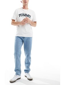 Tommy Jeans - Jeans dad fit affusolati regular fit lavaggio scuro-Blu navy