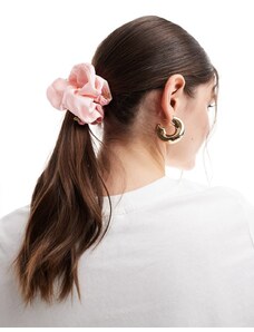 Pieces - Elastico per capelli rosa con rose