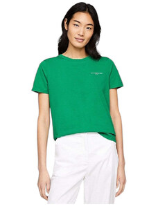 Tommy Hilfiger t-shirt verde logo mini corp WW0WW37877