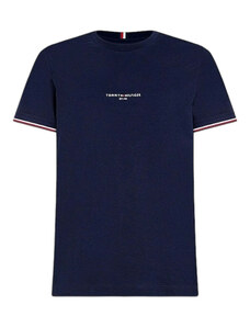 Tommy Hilfiger t-shirt blu logo Tipped MW0MW32584