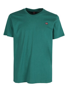 Norway T-shirt Girocollo Da Uomo In Cotone Manica Corta Verde Taglia L