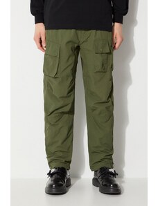 Maharishi pantaloni Veg Dyed Cargo Track Pants Japanese uomo colore verde 5040.OLIVE