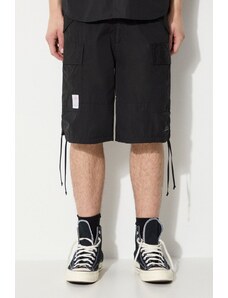 Undercover pantaloncini in cotone colore nero UC1D4513