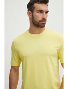 BOSS t-shirt BOSS ORANGE uomo colore giallo 50473278
