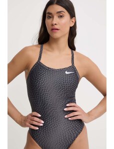 Nike costume da bagno intero Hydrastrong Delta colore grigio