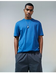 ASOS DESIGN - T-shirt girocollo comoda blu-Blu navy