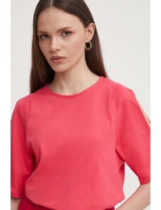 United Colors of Benetton t-shirt in cotone donna colore rosa