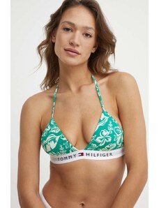 Tommy Hilfiger top bikini colore verde UW0UW05367