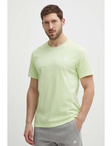 The North Face t-shirt uomo colore verde NF0A87NGO0F1