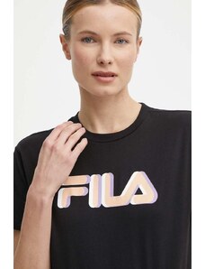 Fila t-shirt in cotone Londrina donna colore nero FAW0765