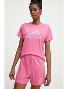 adidas pantaloncini donna colore rosa IS3903