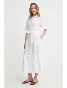 Polo Ralph Lauren vestito di lino colore bianco 211935828