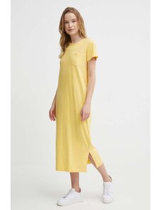 Polo Ralph Lauren vestito in cotone colore giallo 211935607