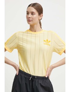 adidas Originals t-shirt donna colore giallo IT9869