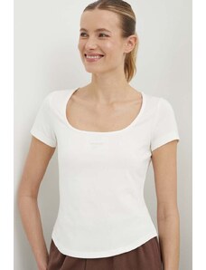 Reebok Classic t-shirt Wardrobe Essentials donna colore beige 100076094