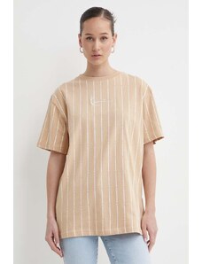 Karl Kani t-shirt in cotone donna colore beige