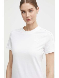Puma t-shirt in cotone HER donna colore bianco 677883