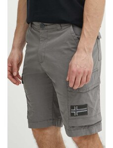 Napapijri pantaloncini N-Horton uomo colore grigio NP0A4HOSH311