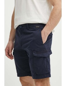 Napapijri pantaloncini in cotone N-Deline colore blu navy NP0A4HOT1761