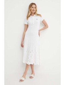 Polo Ralph Lauren vestito colore bianco 211935606