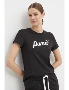 Puma t-shirt in cotone donna colore nero 679315