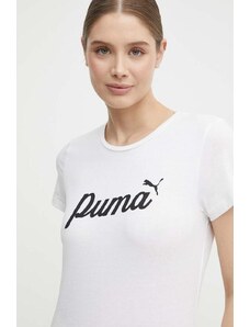 Puma t-shirt in cotone donna colore beige 679315