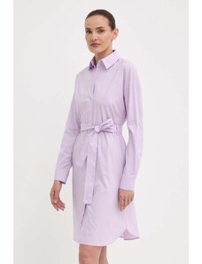 Armani Exchange vestito in cotone colore violetto 3DYA32 YN4RZ