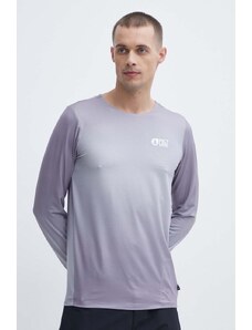 Picture longsleeve sportivo Osborn Printed colore violetto MTS1074