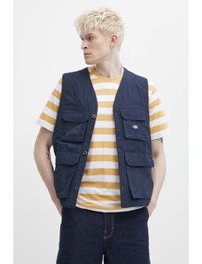Dickies smanicato FISHERSVILLE VEST uomo colore blu navy DK0A4YQP
