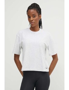 Hummel t-shirt Ultra Boxy donna colore grigio