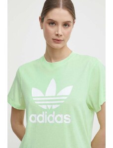 adidas Originals t-shirt donna colore verde IN8436
