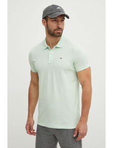 Tommy Jeans polo in cotone colore verde DM0DM18312