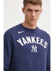 Nike felpa New York Yankees uomo colore blu navy con applicazione