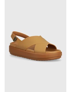 Crocs sandali Brooklyn Luxe Strap colore beige 209407.2U3