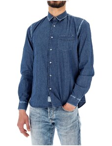 distretto12 Shirt Wol Jeans Indaco