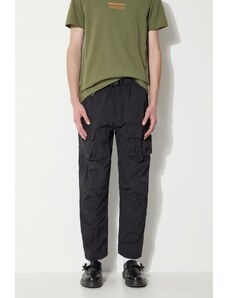 Maharishi pantaloni Veg Dyed Cargo Track Pants Japanese uomo colore nero 5040.BLACK