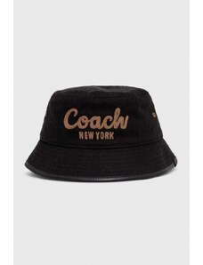 Coach cappello in denim colore nero