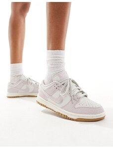 Nike - Dunk Low NN - Sneakers premium color bianco e violetto